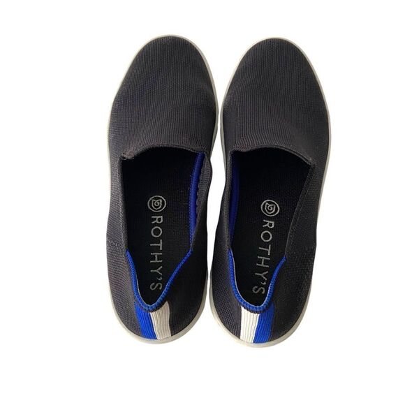 Rothy's The Original Slip-On Sneaker in Black Size 7.5 - Picture 7 of 14